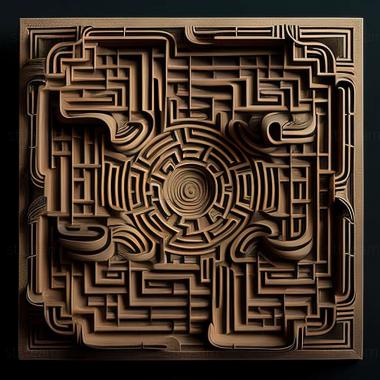 3D model labyrinth (STL)